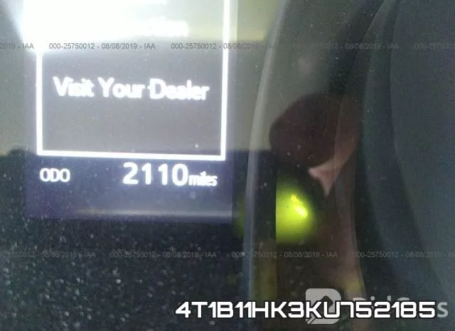 4T1B11HK3KU752185 фото 7