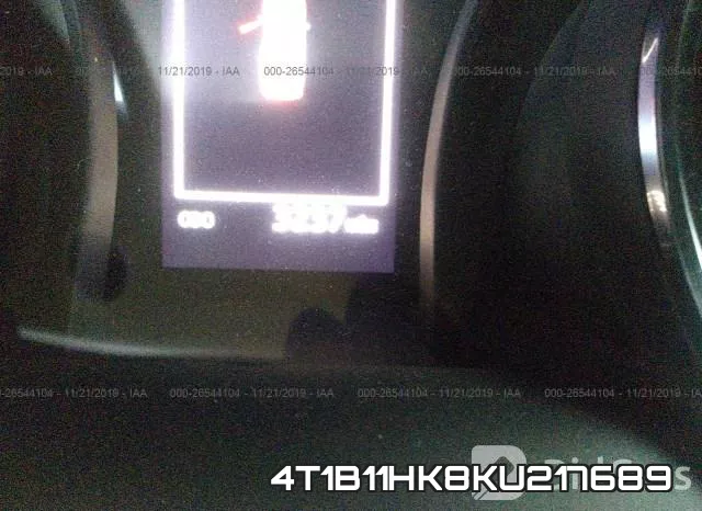 4T1B11HK8KU217689 фото 6