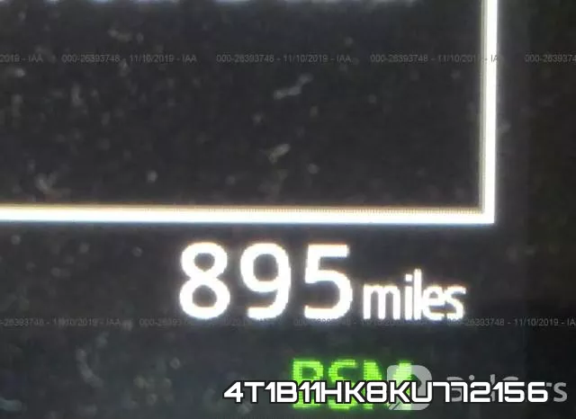 4T1B11HK8KU772156 фото 7