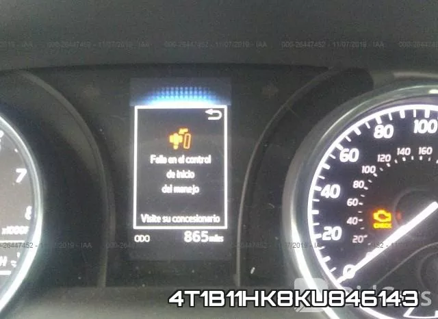 4T1B11HK8KU846143 фото 4
