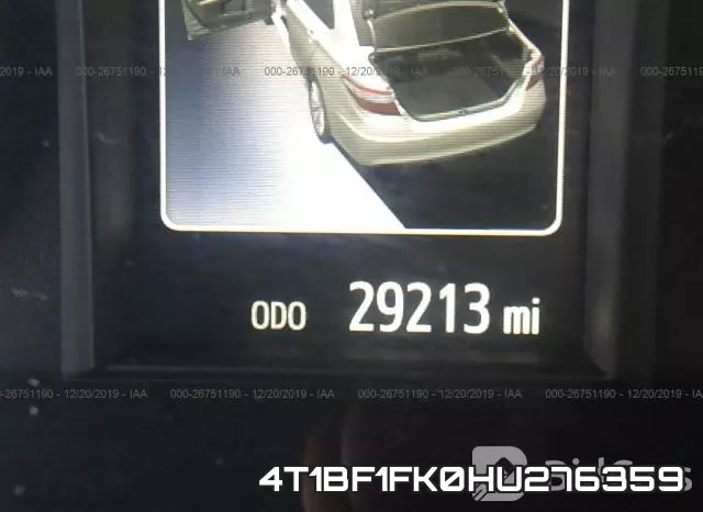 4T1BF1FK0HU276359 фото 7
