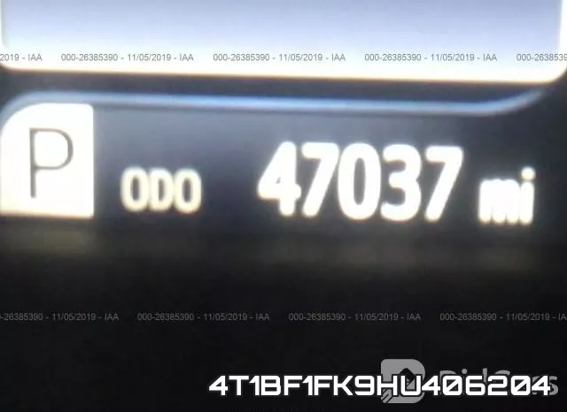 4T1BF1FK9HU406204 фото 6