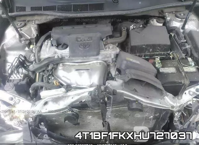 4T1BF1FKXHU727037 фото 2