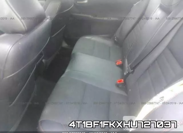 4T1BF1FKXHU727037 фото 9
