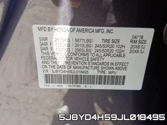 5J8YD4H59JL018495 фото 2