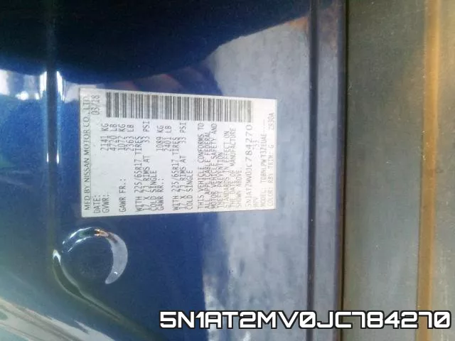 5N1AT2MV0JC784270 фото 2
