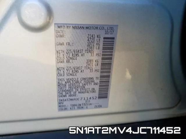 5N1AT2MV4JC711452 фото 2