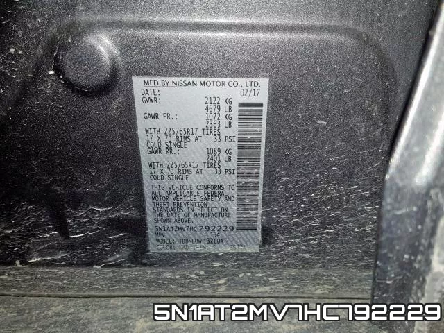 5N1AT2MV7HC792229 фото 2