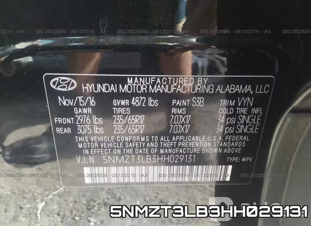 5NMZT3LB3HH029131 фото 8