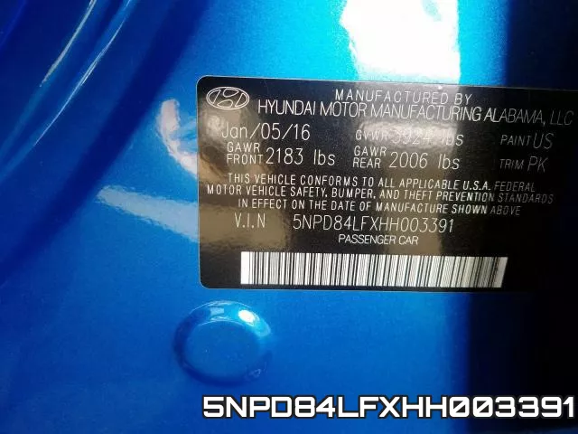 5NPD84LFXHH003391 фото 2