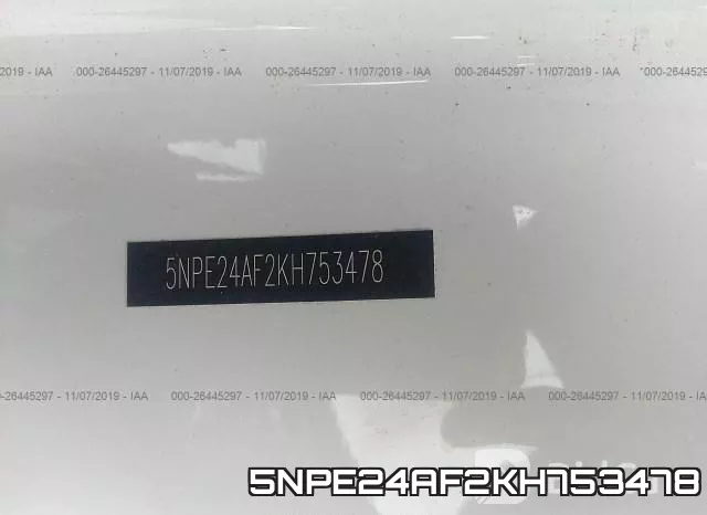 5NPE24AF2KH753478 фото 9