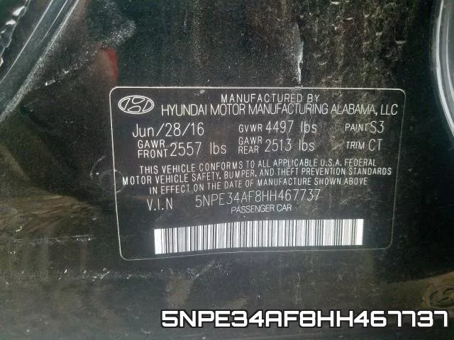5NPE34AF8HH467737 фото 2