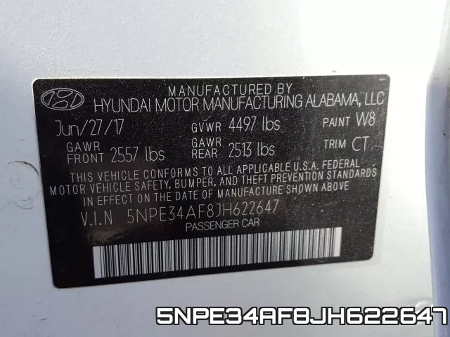5NPE34AF8JH622647 фото 2