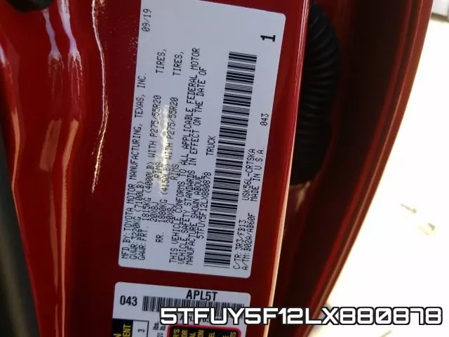 5TFUY5F12LX880878 фото 2