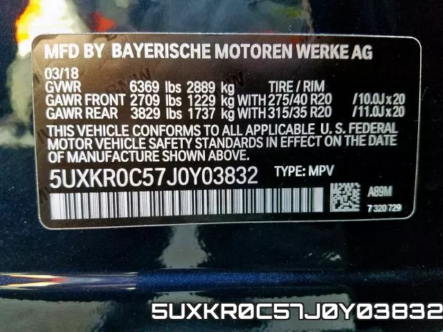 5UXKR0C57J0Y03832 фото 2