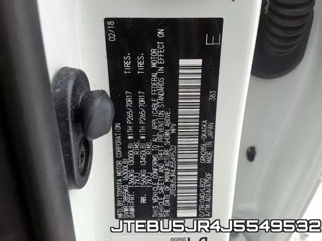 JTEBU5JR4J5549532 фото 2
