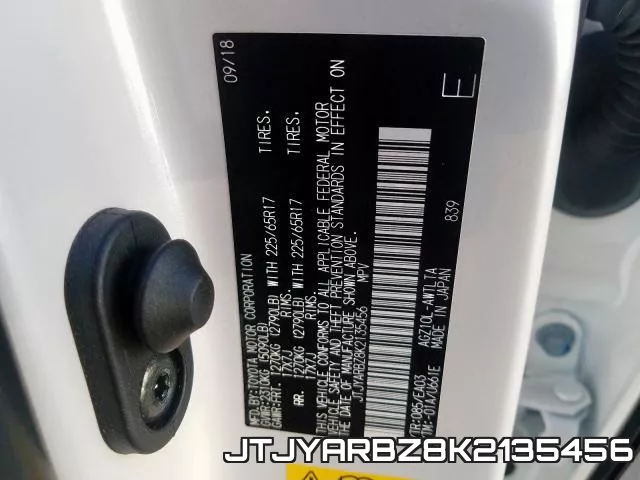 JTJYARBZ8K2135456 фото 2