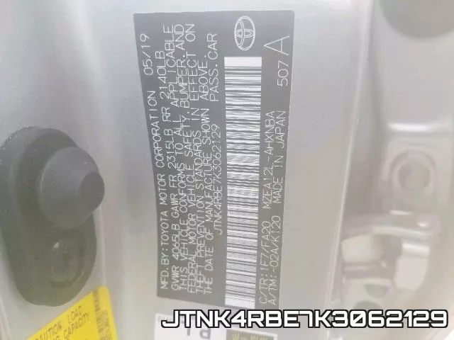 JTNK4RBE7K3062129 фото 2