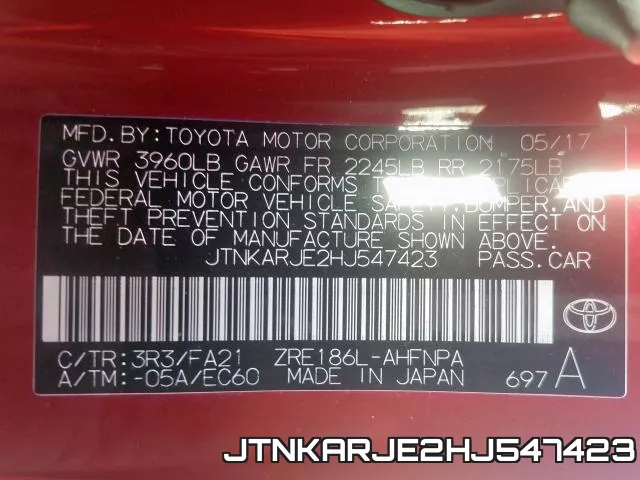 JTNKARJE2HJ547423 фото 2