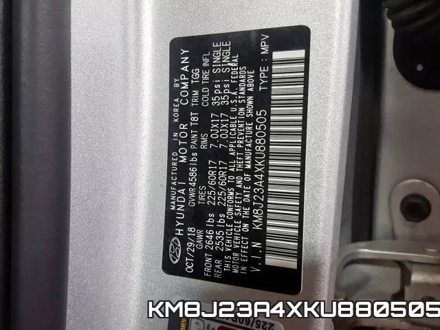 KM8J23A4XKU880505 фото 2