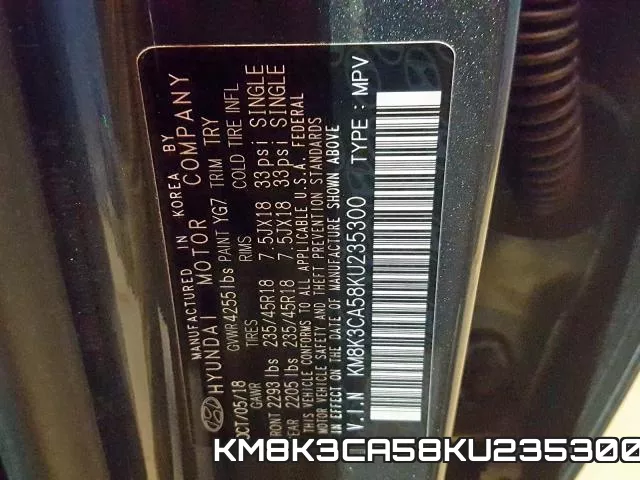 KM8K3CA58KU235300 фото 2