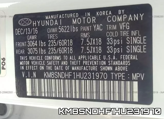 KM8SNDHF1HU231970 фото 8