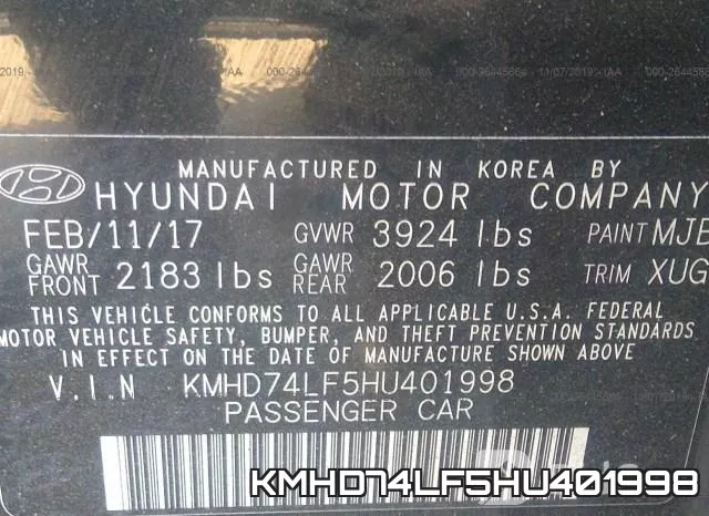 KMHD74LF5HU401998 фото 10