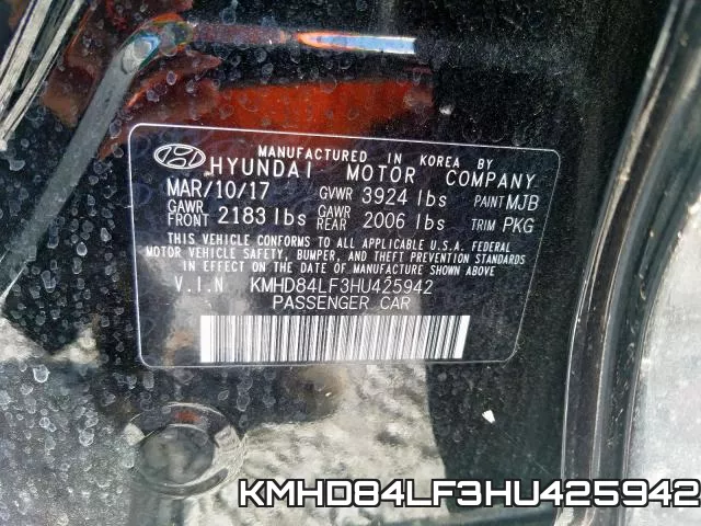 KMHD84LF3HU425942 фото 2