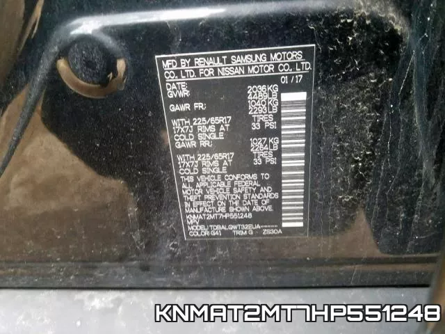 KNMAT2MT7HP551248 фото 2