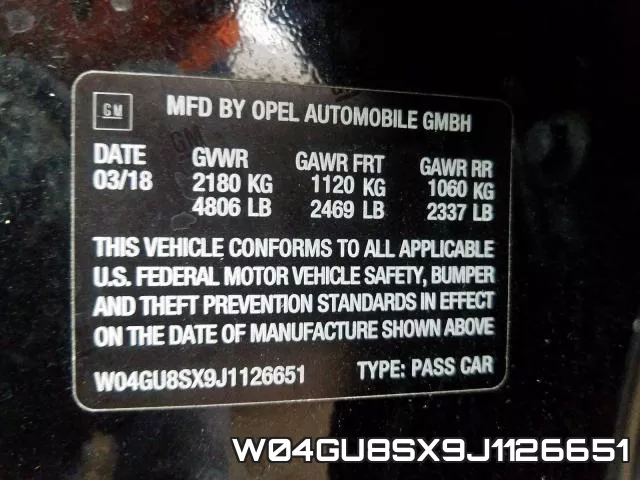W04GU8SX9J1126651 фото 2