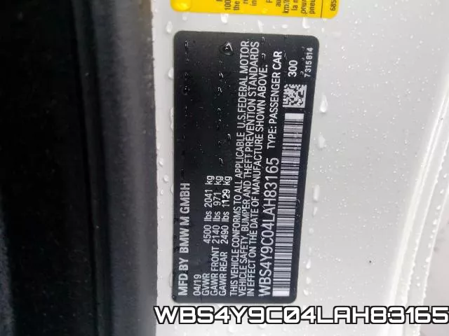 WBS4Y9C04LAH83165 фото 2