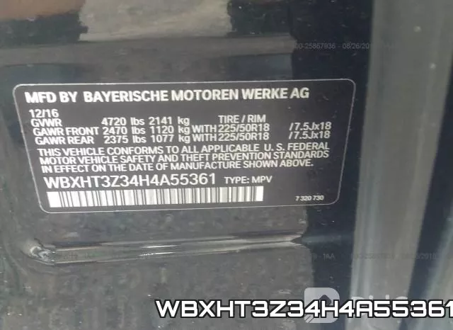 WBXHT3Z34H4A55361 фото 7