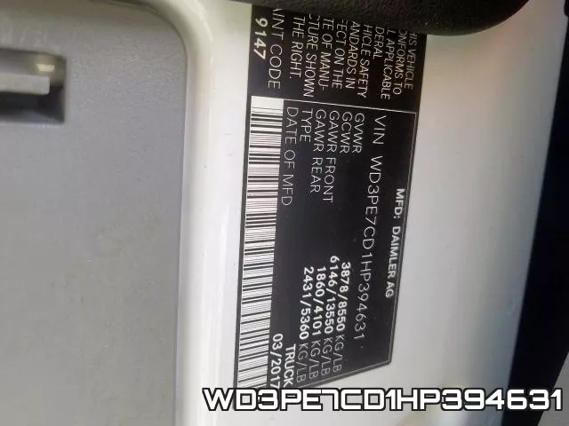 WD3PE7CD1HP394631 фото 2