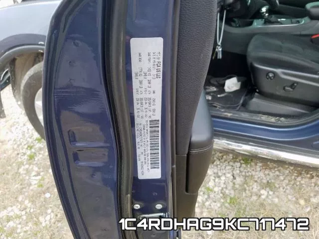 1C4RDHAG9KC717472 фото 2