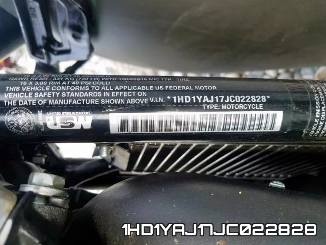1HD1YAJ17JC022828 фото 2