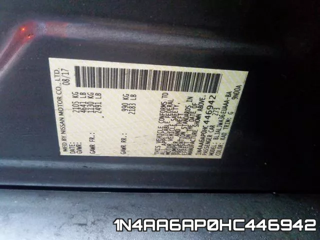 1N4AA6AP0HC446942 фото 2
