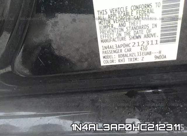 1N4AL3AP0HC212311 фото 10