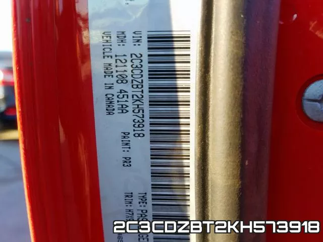 2C3CDZBT2KH573918 фото 2