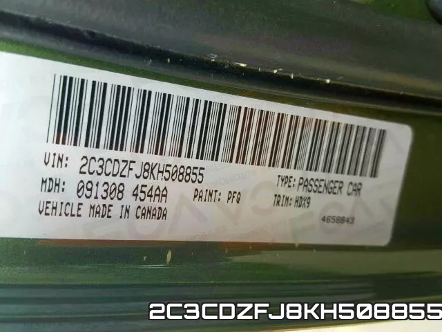 2C3CDZFJ8KH508855 фото 2