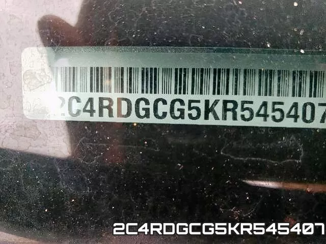 2C4RDGCG5KR545407 фото 2
