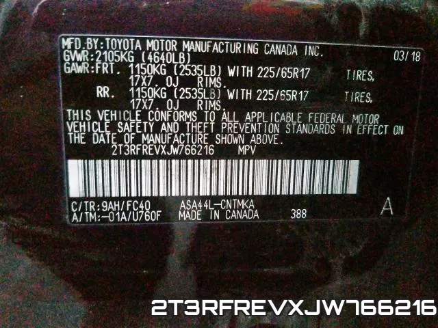 2T3RFREVXJW766216 фото 2