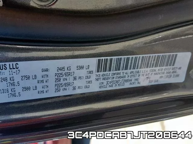 3C4PDCAB7JT208644 фото 2