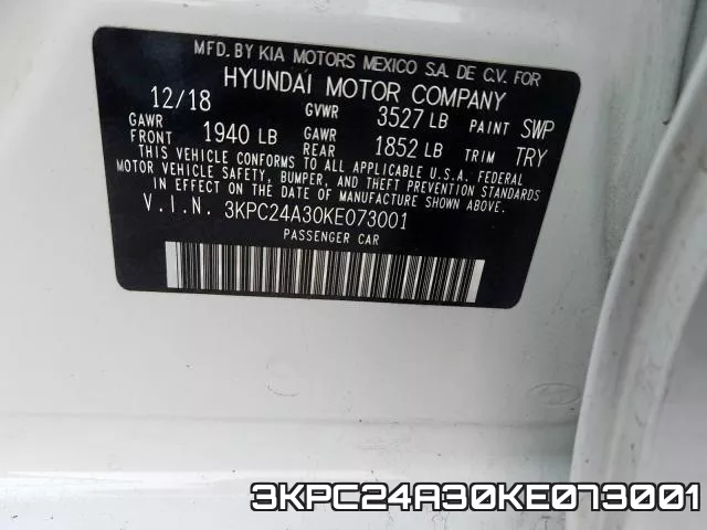 3KPC24A30KE073001 фото 2