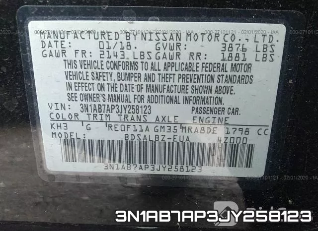 3N1AB7AP3JY258123 фото 10
