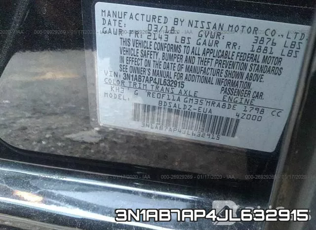 3N1AB7AP4JL632915 фото 8