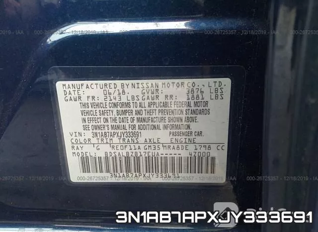 3N1AB7APXJY333691 фото 8