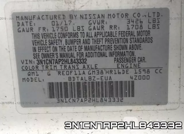 3N1CN7AP2HL843332 фото 8