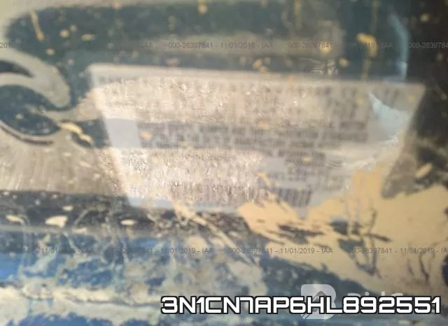3N1CN7AP6HL892551 фото 9