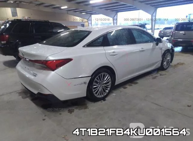 4T1B21FB4KU001564 фото 4