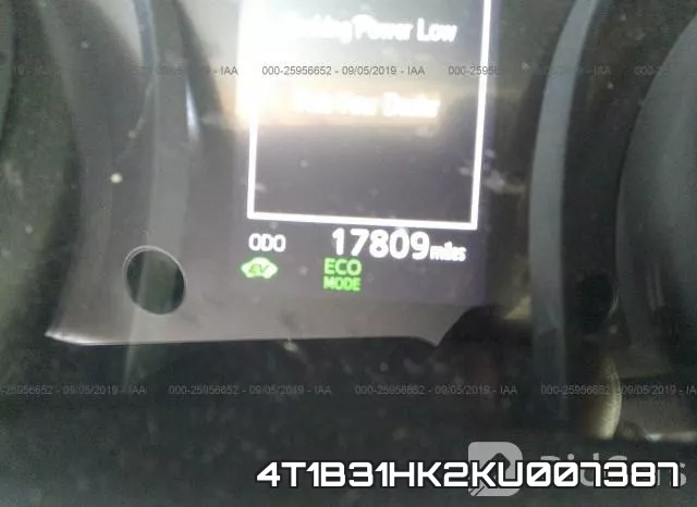 4T1B31HK2KU007387 фото 8